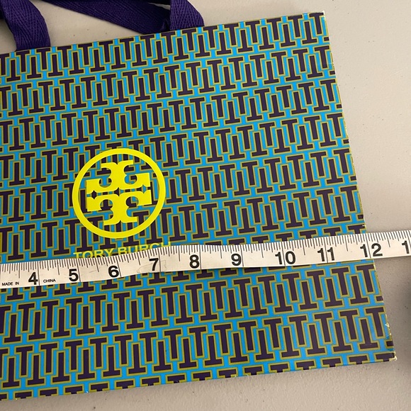 Tory Burch Empty Gift Bag 12X9X5  10.5”handle drop - Picture 6 of 8